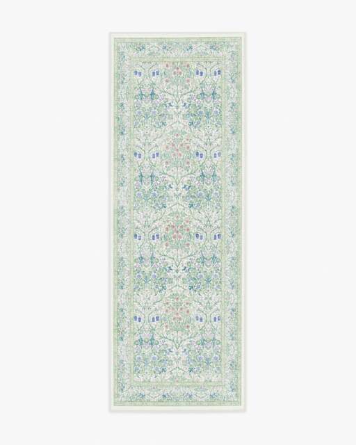 Blackthorn Lilac Multicolour Rug by Morris & Co. - 75x215 - Machine Washable Area Rug - Kid & Pet Friendly - Indoor Rugs - Ruggable - image 1