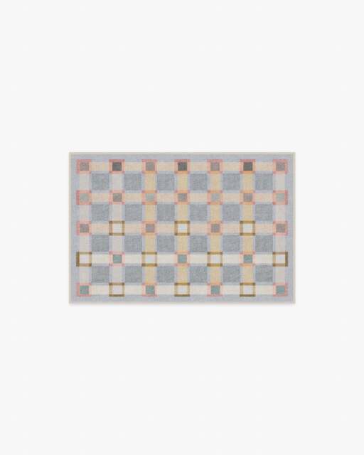 Maja Stone Blue Multicolour Flatwoven Rug - 60x90 - Machine Washable Area Rug - Kid & Pet Friendly - Indoor Rugs - Ruggable - image 1