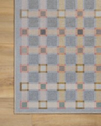 Maja Stone Blue Multicolour Flatwoven Rug - 60x90 - Machine Washable Area Rug - Kid & Pet Friendly - Indoor Rugs - Ruggable - thumbnail 2