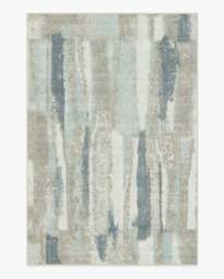 Velin Ashen Blue Rug - 75x215 - Machine Washable Area Rug - Kid & Pet Friendly - Indoor Rugs - Ruggable - thumbnail 2