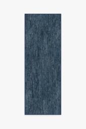 Chunky Solid Blue Outdoor Rug - 75x215 - Machine Washable Area Rug - Kid & Pet Friendly - Outdoor Rugs - Ruggable - thumbnail 1