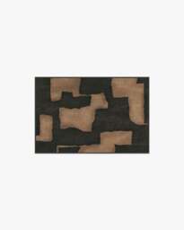 Impresa Charcoal & Taupe Rug - 60x90 - Machine Washable Area Rug - Kid & Pet Friendly - Indoor Rugs - Ruggable - thumbnail 1