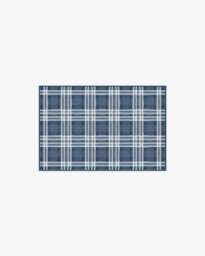Birke Blue Flatwoven Rug - 60x90 - Machine Washable Area Rug - Kid & Pet Friendly - Indoor Rugs - Ruggable - thumbnail 1