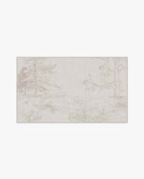 Hundred Acre Wood Soft Grey Flatwoven Rug - 90x150 - Machine Washable Area Rug - Kid & Pet Friendly - Indoor Rugs - Ruggable - thumbnail 1