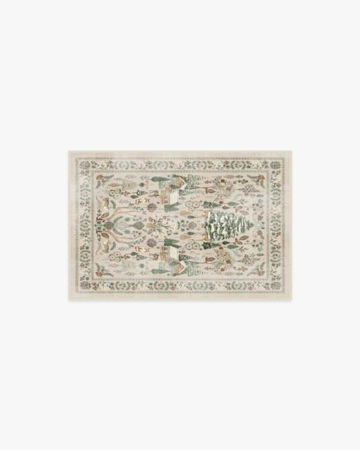 Juniper Neutral Flatwoven Rug - 60x90 - Machine Washable Area Rug - Kid & Pet Friendly - Indoor Rugs - Ruggable - image 1