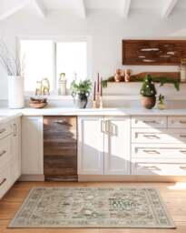 Juniper Neutral Flatwoven Rug - 60x90 - Machine Washable Area Rug - Kid & Pet Friendly - Indoor Rugs - Ruggable - thumbnail 2