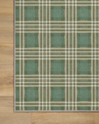 Birke Green Flatwoven Rug - 60x90 - Machine Washable Area Rug - Kid & Pet Friendly - Indoor Rugs - Ruggable - thumbnail 2