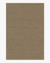 Burlap Solid Sand Re-Jute Rug - 185x275 - Machine Washable Area Rug - Kid & Pet Friendly - Indoor Rugs - Ruggable - thumbnail 1