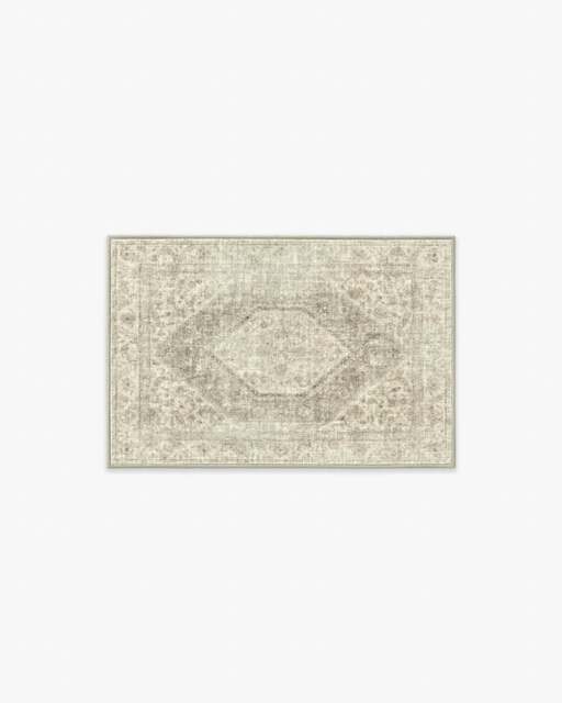 Soluna Ivory & Natural Rug - 60x90 - Machine Washable Area Rug - Kid & Pet Friendly - Indoor Rugs - Ruggable - image 1