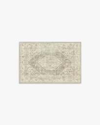 Soluna Ivory & Natural Rug - 60x90 - Machine Washable Area Rug - Kid & Pet Friendly - Indoor Rugs - Ruggable - thumbnail 1