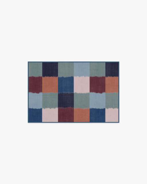 Ostjakki Multicolour Rug by Marimekko Blue - 60x90 - Machine Washable Area Rug - Kid & Pet Friendly - Indoor Rugs - Ruggable - image 1