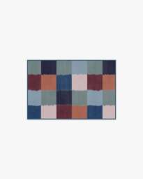 Ostjakki Multicolour Rug by Marimekko Blue - 60x90 - Machine Washable Area Rug - Kid & Pet Friendly - Indoor Rugs - Ruggable - thumbnail 1