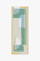 Olena Jade Outdoor Rug - 75x215 - Machine Washable Area Rug - Kid & Pet Friendly - Outdoor Rugs - Ruggable - thumbnail 1