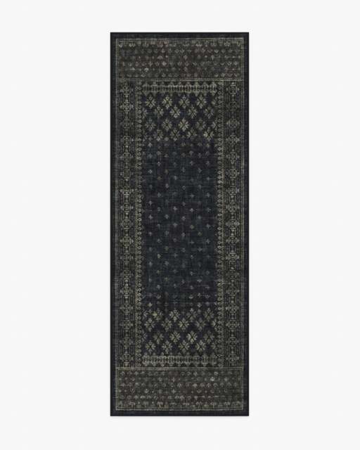 Fernanda Black Rug - 75x215 - Machine Washable Area Rug - Kid & Pet Friendly - Indoor Rugs - Ruggable - image 1