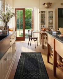 Fernanda Black Rug - 75x215 - Machine Washable Area Rug - Kid & Pet Friendly - Indoor Rugs - Ruggable - thumbnail 2
