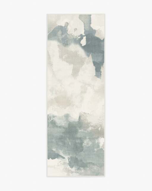 Haze Grey Rug - 75x215 - Machine Washable Area Rug - Kid & Pet Friendly - Indoor Rugs - Ruggable - image 1
