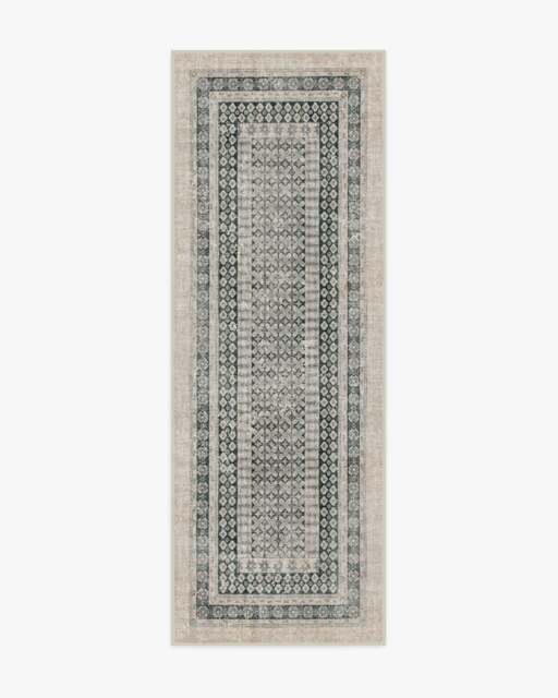 Cyrus Taupe & Soft Charcoal Rug - 75x215 - Machine Washable Area Rug - Kid & Pet Friendly - Indoor Rugs - Ruggable - image 1