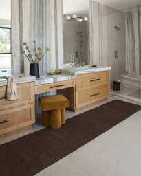 Nico Solid Dark Wood Flatwoven Rug Brown - 60x90 - Machine Washable Area Rug - Kid & Pet Friendly - Indoor Rugs - Ruggable - thumbnail 2