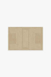Valencia Natural Rug - 60x90 - Machine Washable Area Rug - Kid & Pet Friendly - Indoor Rugs - Ruggable - thumbnail 1