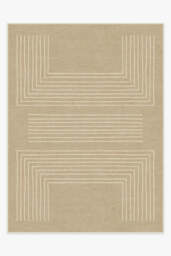 Valencia Natural Rug - 60x90 - Machine Washable Area Rug - Kid & Pet Friendly - Indoor Rugs - Ruggable - thumbnail 2