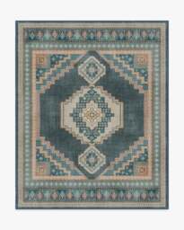 Rayne Soft Navy Rug - 60x90 - Machine Washable Area Rug - Kid & Pet Friendly - Indoor Rugs - Ruggable - thumbnail 2