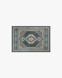 Rayne Soft Navy Rug - 60x90 - Machine Washable Area Rug - Kid & Pet Friendly - Indoor Rugs - Ruggable - thumbnail 1