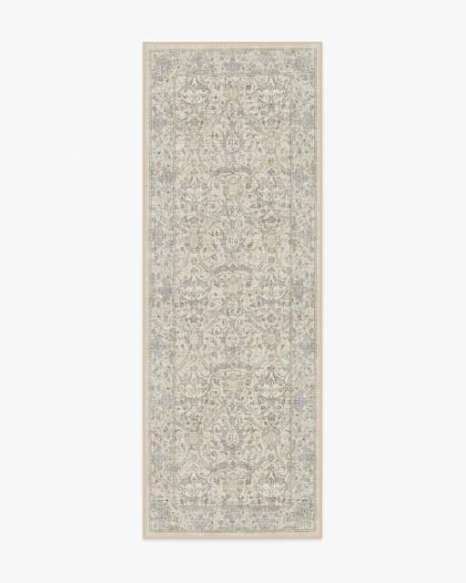 Montreal Beige & Lilac Rug by Morris & Co. - 75x215 - Machine Washable Area Rug - Kid & Pet Friendly - Indoor Rugs - Ruggable - image 1