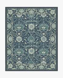 Montreal Sapphire Blue Rug by Morris & Co. - 75x215 - Machine Washable Area Rug - Kid & Pet Friendly - Indoor Rugs - Ruggable - thumbnail 2