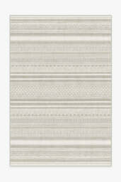 Nira Grey Rug - 185x275 - Machine Washable Area Rug - Kid & Pet Friendly - Indoor Rugs - Ruggable - thumbnail 1