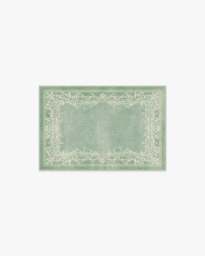 Juliet Sage Green Flatwoven Rug - 60x90 - Machine Washable Area Rug - Kid & Pet Friendly - Indoor Rugs - Ruggable - thumbnail 1