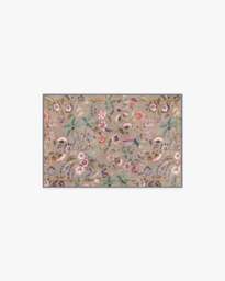 Celine Taupe Multicolour Flatwoven Rug Brown - 60x90 - Machine Washable Area Rug - Kid & Pet Friendly - Indoor Rugs - Ruggable - thumbnail 1