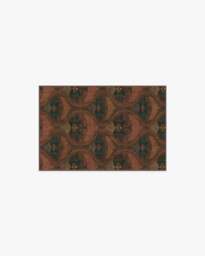 Pluma Rosewood Rug by Matthew Williamson - 60x90 - Machine Washable Area Rug - Kid & Pet Friendly - Indoor Rugs - Ruggable - thumbnail 1