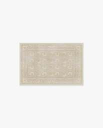 Pimpernel Vintage Blush Flatwoven Rug by Morris & Co. Beige - 60x90 - Machine Washable Area Rug - Kid & Pet Friendly - Indoor Rugs - Ruggable - thumbnail 1