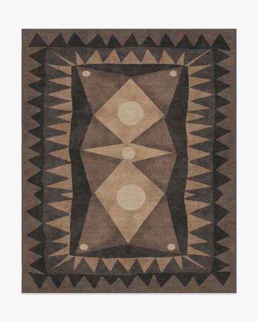 Hilma Charcoal Rug by Justina Blakeney - 245x305 - Machine Washable Area Rug - Kid & Pet Friendly - Indoor Rugs - Ruggable - image 1