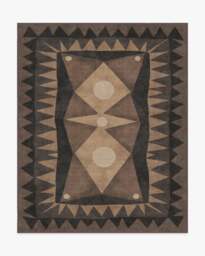 Hilma Charcoal Rug by Justina Blakeney - 245x305 - Machine Washable Area Rug - Kid & Pet Friendly - Indoor Rugs - Ruggable