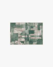 Kasbah Olive Flatwoven Rug Green - 60x90 - Machine Washable Area Rug - Kid & Pet Friendly - Indoor Rugs - Ruggable - thumbnail 1