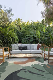 Havana Desert Sage Outdoor Rug - 150x215 - Machine Washable Area Rug - Kid & Pet Friendly - Indoor Rugs - Ruggable - thumbnail 3