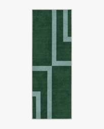 Aldo Green & Mist Rug by The Local Project - 75x215 - Machine Washable Area Rug - Kid & Pet Friendly - Indoor Rugs - Ruggable - thumbnail 1