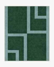 Aldo Green & Mist Rug by The Local Project - 75x215 - Machine Washable Area Rug - Kid & Pet Friendly - Indoor Rugs - Ruggable - thumbnail 2