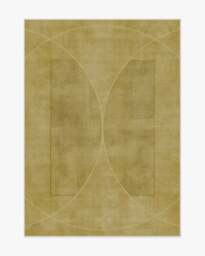 Ayla Gold Rug by Architectural Digest - 275x365 - Machine Washable Area Rug - Kid & Pet Friendly - Indoor Rugs - Ruggable - thumbnail 1