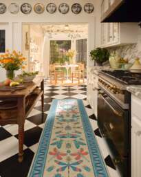 Flutterby Multicolor Flatwoven Rug by Iris Apfel Brown - 60x90 - Machine Washable Area Rug - Kid & Pet Friendly - Indoor Rugs - Ruggable - thumbnail 2