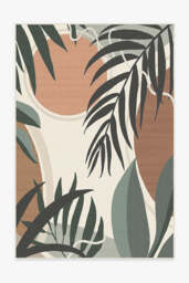 Tulum Desert Sage Outdoor Rug - 185x275 - Machine Washable Area Rug - Kid & Pet Friendly - Indoor Rugs - Ruggable - thumbnail 1