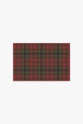 Dress Stewart Tartan Red Rug - 60x90 - Machine Washable Area Rug - Kid & Pet Friendly - Indoor Rugs - Ruggable - thumbnail 1