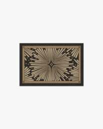 Gatsby Black & Gold Flatwoven Rug by Jonathan Adler - 60x90 - Machine Washable Area Rug - Kid & Pet Friendly - Indoor Rugs - Ruggable - thumbnail 1