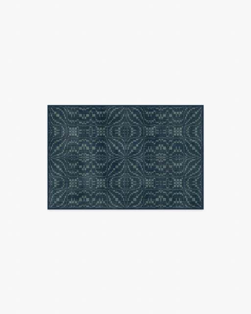 Hearthstone Navy Blue Rug - 60x90 - Machine Washable Area Rug - Kid & Pet Friendly - Indoor Rugs - Ruggable - image 1
