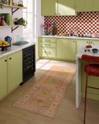 Jemima Neutral Multicolour Flatwoven Rug - 60x90 - Machine Washable Area Rug - Kid & Pet Friendly - Indoor Rugs - Ruggable - thumbnail 2
