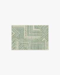 Bogolan Sage Flatwoven Rug by Malene Barnett - 60x90 - Machine Washable Area Rug - Kid & Pet Friendly - Indoor Rugs - Ruggable - thumbnail 1