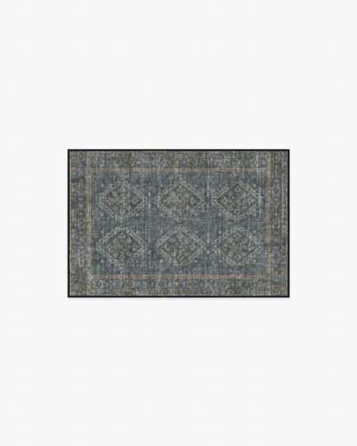 Zosia Black Rug - 60x90 - Machine Washable Area Rug - Kid & Pet Friendly - Indoor Rugs - Ruggable - image 1