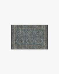 Zosia Black Rug - 60x90 - Machine Washable Area Rug - Kid & Pet Friendly - Indoor Rugs - Ruggable - thumbnail 1