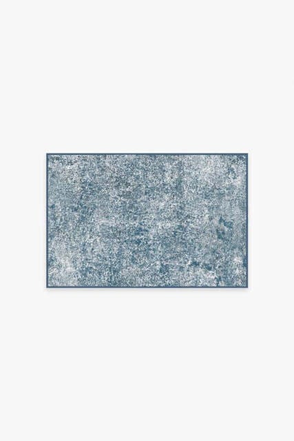 Serenata Slate Blue Rug - 60x90 - Machine Washable Area Rug - Kid & Pet Friendly - Indoor Rugs - Ruggable - image 1